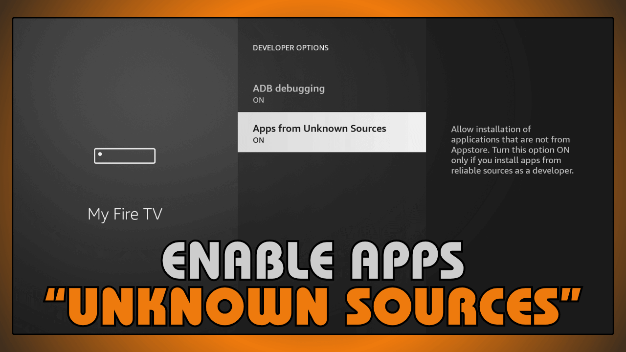 Enable Apps from Unknown Sources