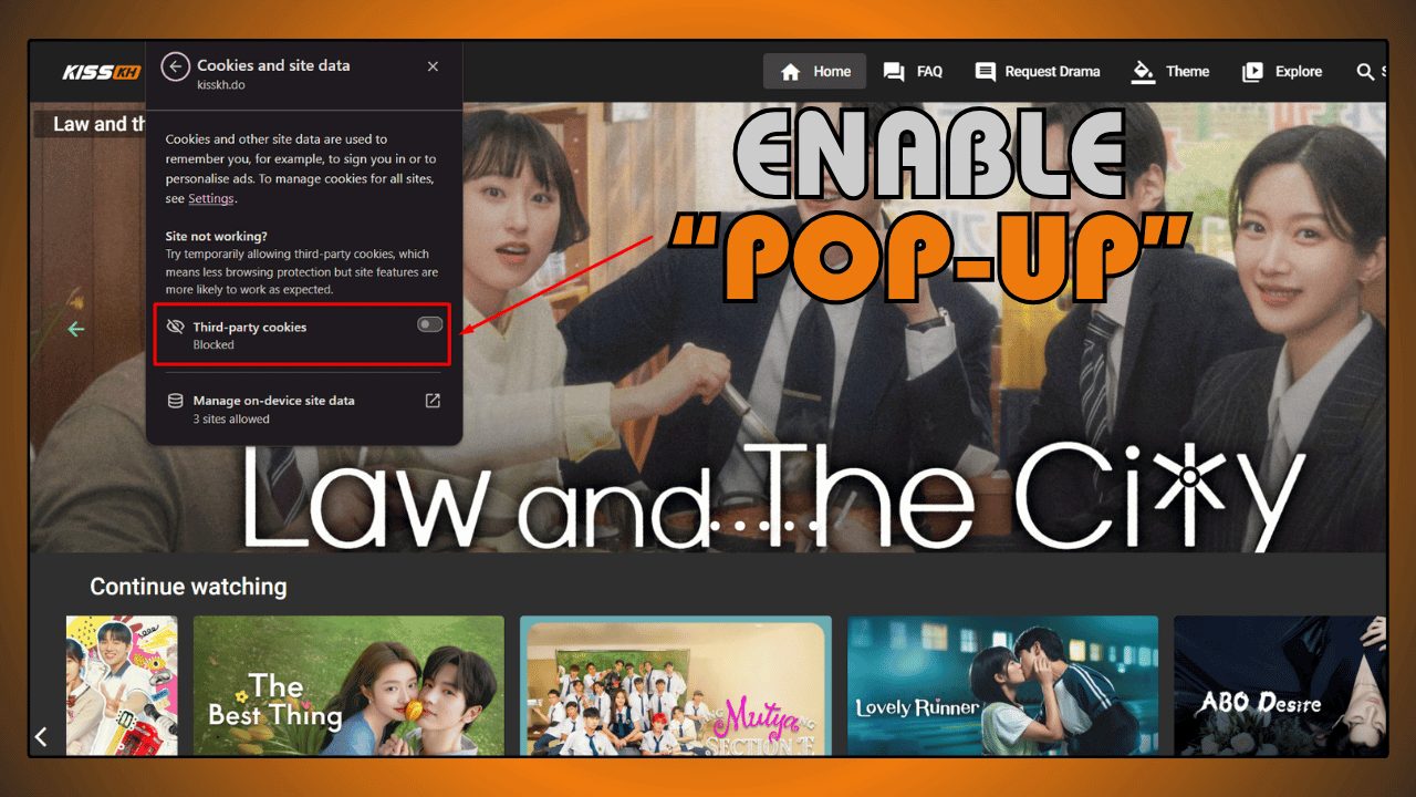 Enable Pop-ups if Blocked