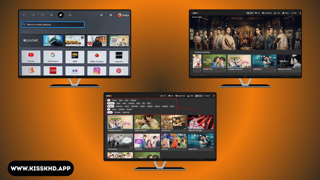 Watch Kisskh on Smart TVs Using Built-In Browser (1)